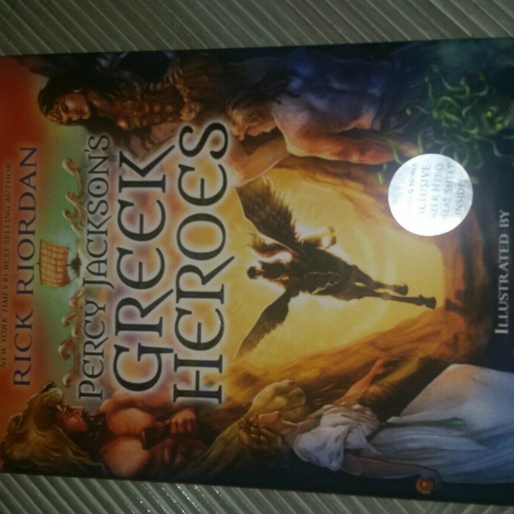 Percy Jackson's Greek Heroes book, NEW